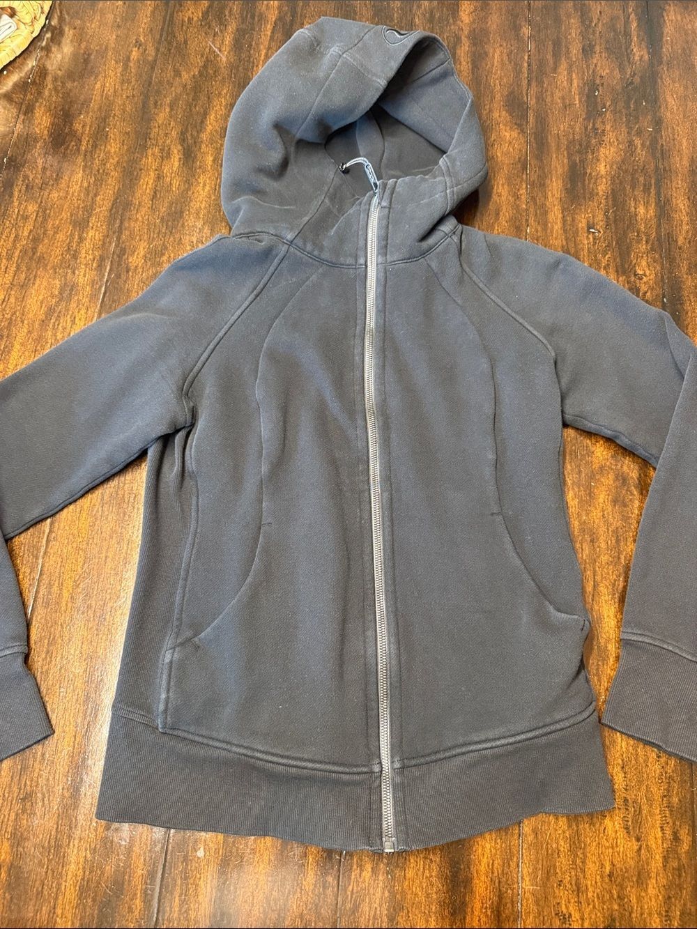 lululemon athletica Black Scuba Full-Zip Hooded Jacket Size M/L